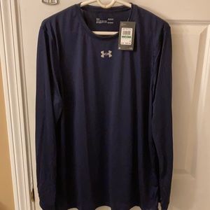 Under Armour medium & large navy long sleeve tee